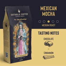 Load image into Gallery viewer, Catholic Coffee ☕️ Our Lady of Guadalupe Mexican Mocha Medium Ground Roast
