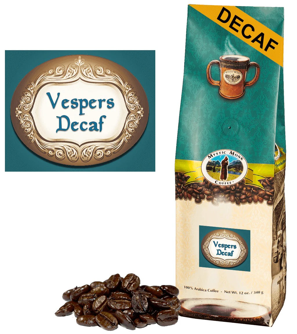 Mystic Monk Coffee ☕️ Vespers Decaf - Ground