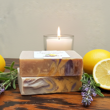 Load image into Gallery viewer, EVOO Soap: Lemon Lavender
