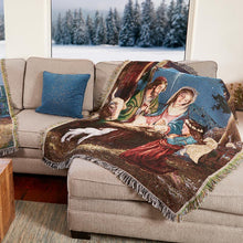 Load image into Gallery viewer, Holy Family Nativity Throw Blanket
