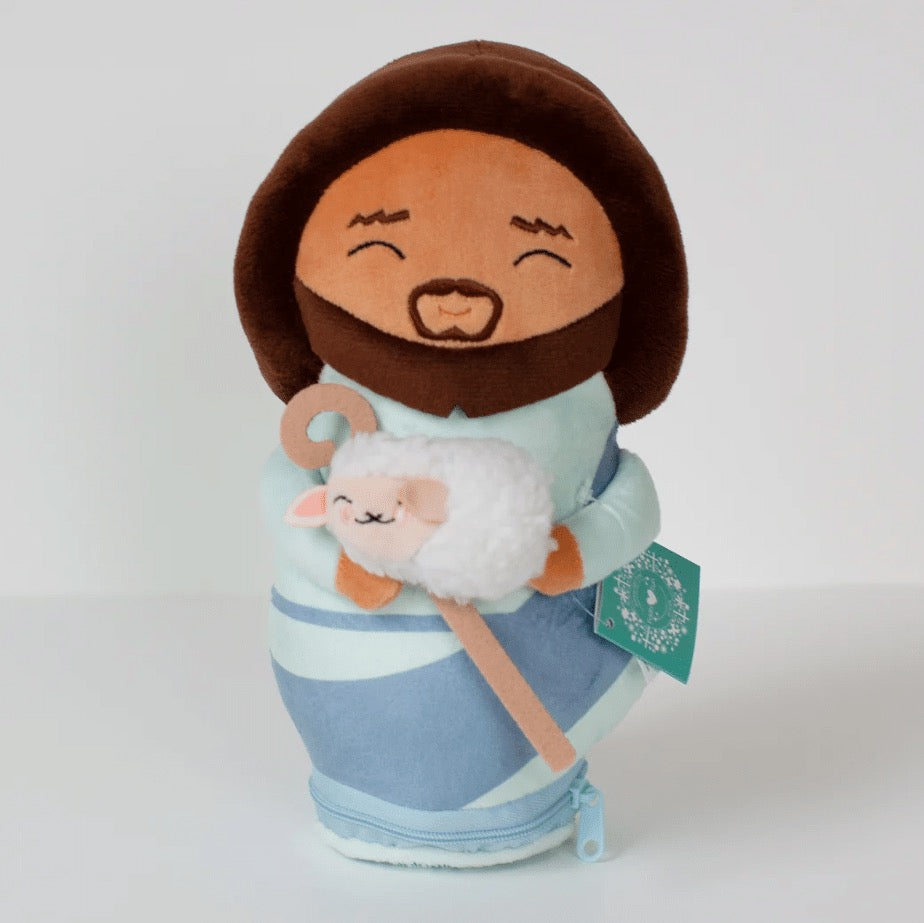 🌟 New🌟 Jesus The Good Shepherd Shining Light Dolls Sound Plush