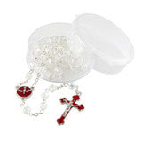 Load image into Gallery viewer, Confirmation Rosary -  Crystal Faceted
