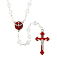 Load image into Gallery viewer, Confirmation Rosary -  Crystal Faceted
