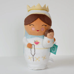 🌟 New 🌟 Our Lady Of The Rosary Shining Light Dolls Sound Plush