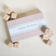 Load image into Gallery viewer, Catholic ABC Alphabet Blocks by Shining Light Dolls
