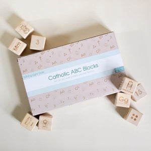 Catholic ABC Alphabet Blocks by Shining Light Dolls