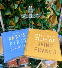 Load image into Gallery viewer, Crinkle Book | Catholic Inspired Book | Baby&#39;s First Book - Saint Francis
