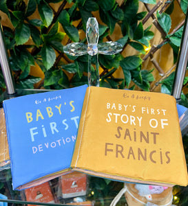 Crinkle Book | Catholic Inspired Book | Baby's First Book - Saint Francis