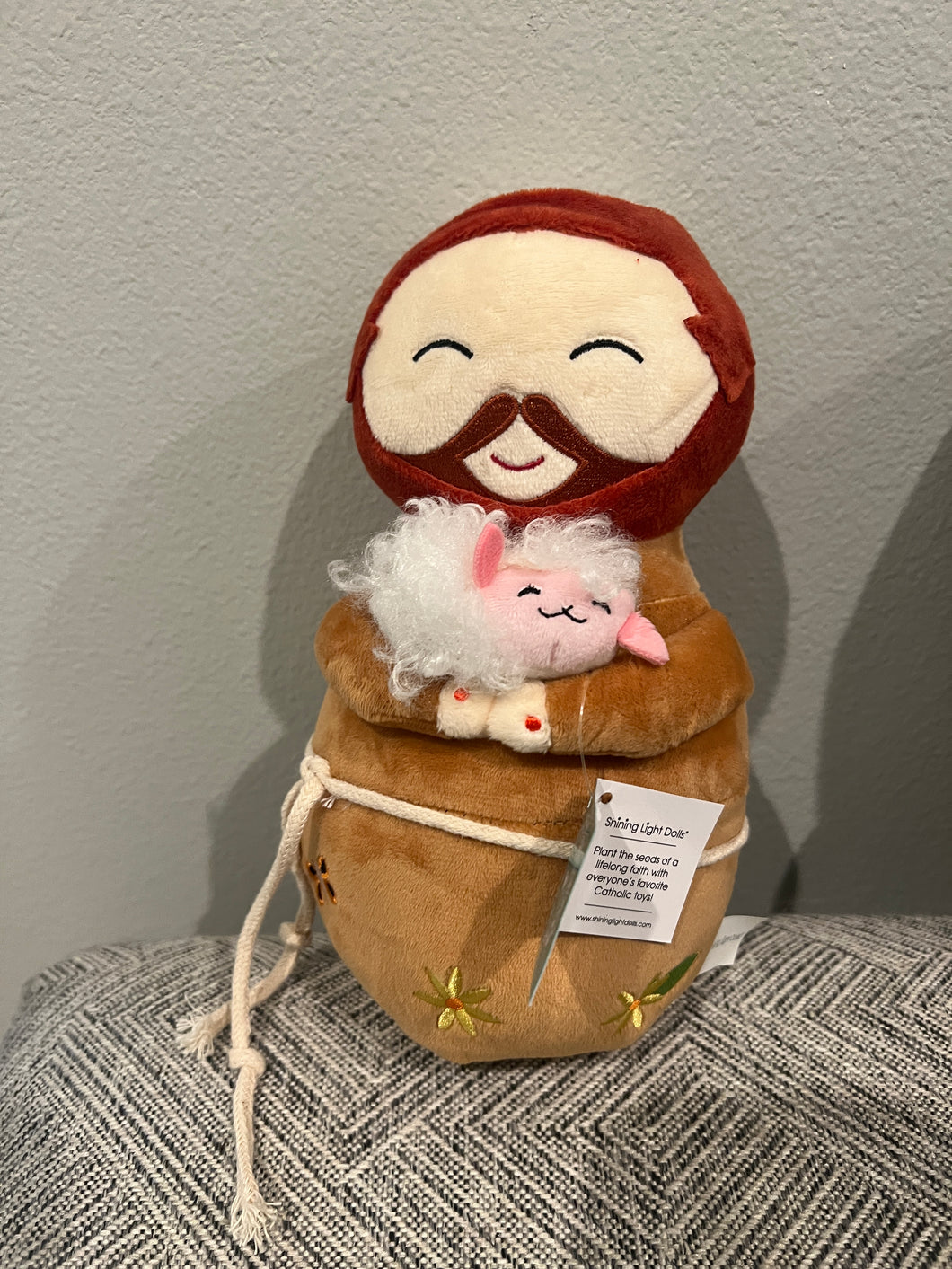 SHINING LIGHT PLUSH DOLL - ST FRANCIS OF ASSISI