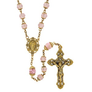 Picasso Collection Rosary - Pink Picasso Collection Rosary - Pink