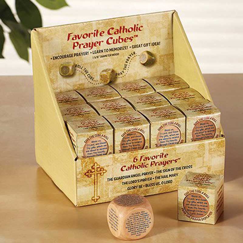 Favorite Catholic Prayers Prayer Cube