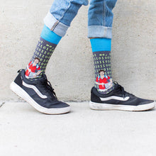 Load image into Gallery viewer, St. Carlo Acutis Coding Adult Socks
