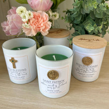 Load image into Gallery viewer, Irish Scented Candles: Irish Blessing- Rosemary &amp; Mint
