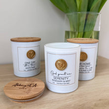 Load image into Gallery viewer, Scentspirations Candles: With God - Frankincense &amp; Vanilla Monk Fruit
