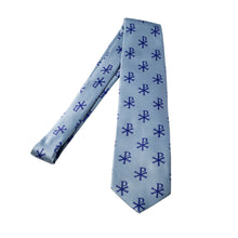 Load image into Gallery viewer, Blue Chi-Rho Necktie
