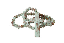 Load image into Gallery viewer, Hope Clay Rosary-Beads-Gorgeous-6 Sizes-Handmade-Turquoise: #2-21 inches Long
