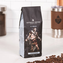 Load image into Gallery viewer, Catholic Coffee ☕️ St. Sebastian Cold Brew Coffee: Ground
