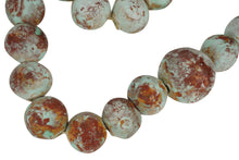 Load image into Gallery viewer, Hope Clay Rosary-Beads-Gorgeous-6 Sizes-Handmade-Turquoise: #2-21 inches Long
