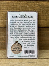 Load image into Gallery viewer, Healing Saint Prayer Card - Saint Maximilian Kolbe

