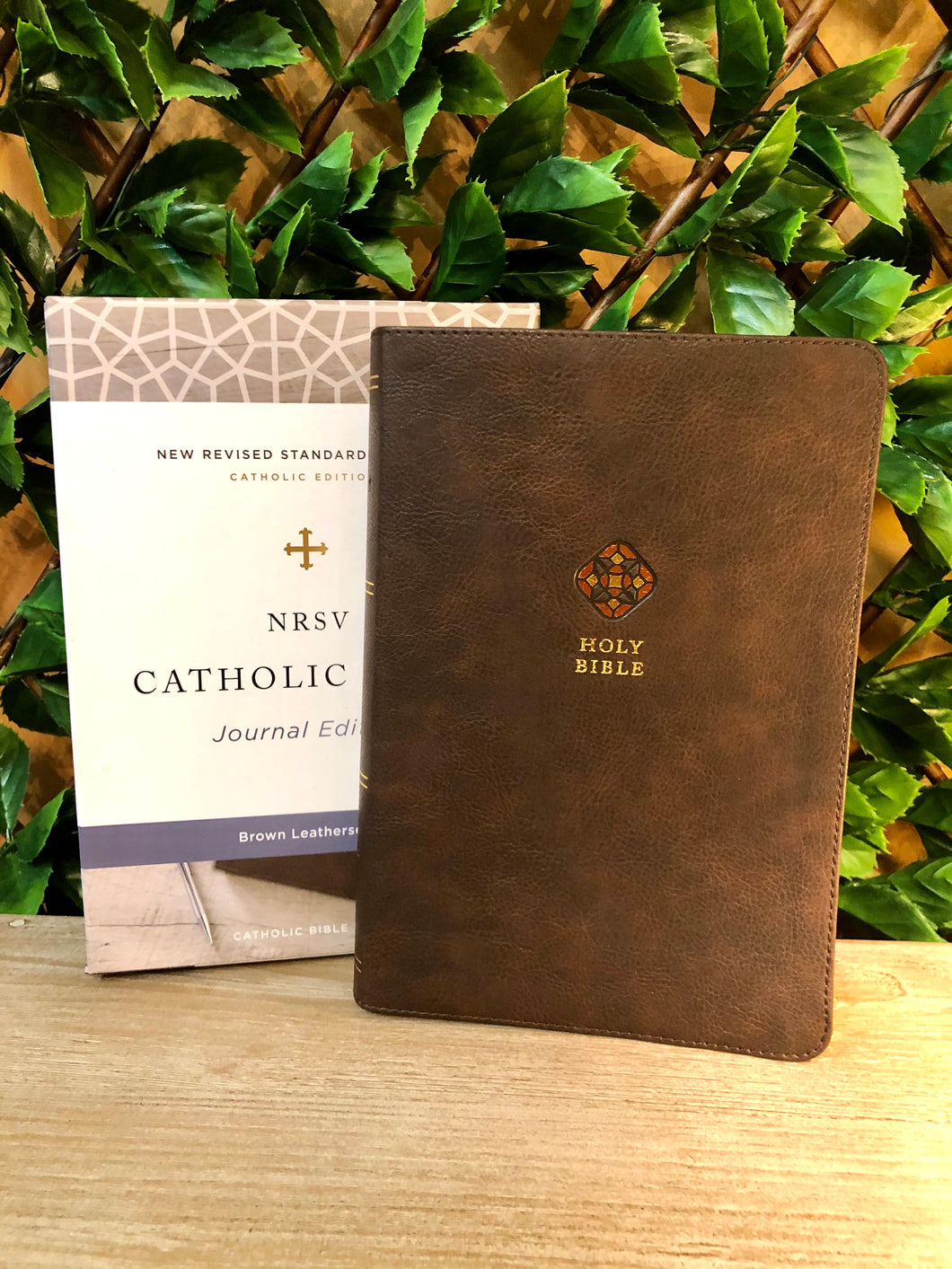 NRSV, Catholic Bible, Journal Edition, Leather-soft, Brown