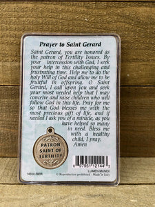 Healing Saint Prayer Card - Saint Gerard