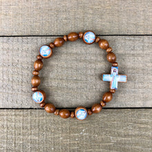 Load image into Gallery viewer, Bracelet - Divine Mercy Wood
