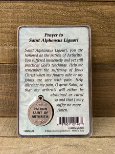 Healing Saint Prayer Card - Saint Alphonsus Liguori