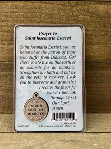 Healing Saint Prayer Card - Saint Josemaria Escriva