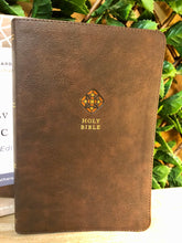 Load image into Gallery viewer, NRSV, Catholic Bible, Journal Edition, Leather-soft, Brown
