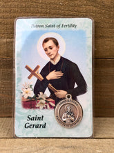 Load image into Gallery viewer, Healing Saint Prayer Card - Saint Gerard
