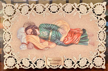 Load image into Gallery viewer, Sleeping St Joseph Italian Prayer Card
