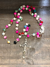Load image into Gallery viewer, Rosary * Multi Color Stone
